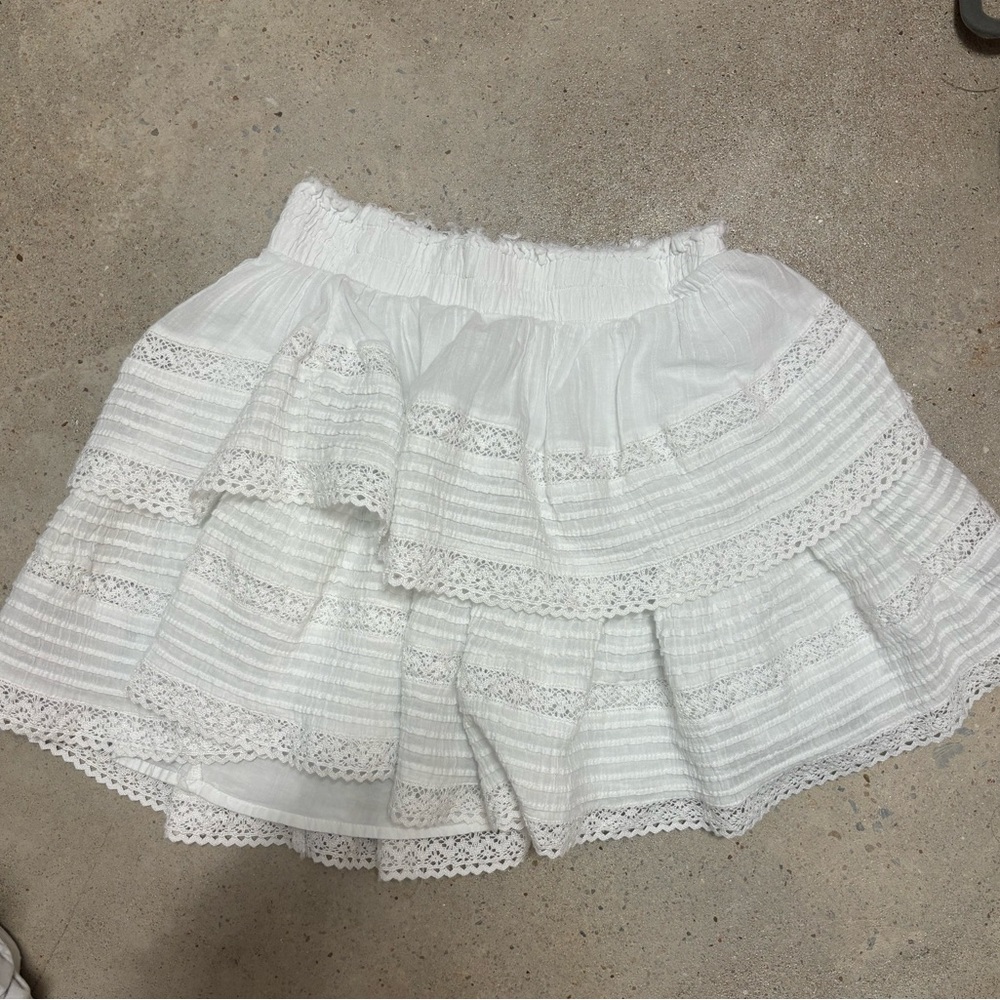 Aerie ruffle skirt